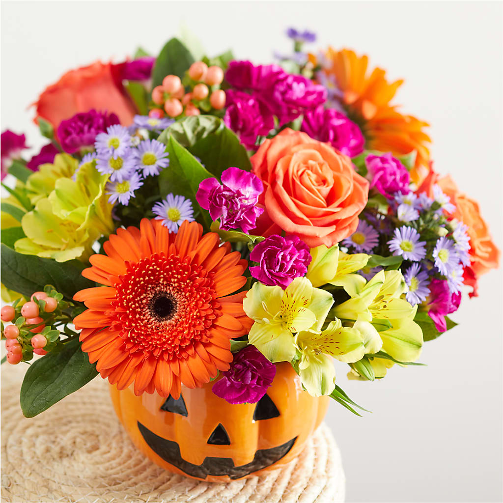 Tricks & Treats Pumpkin –  Paiges Petals Floral Design, Stanton MI