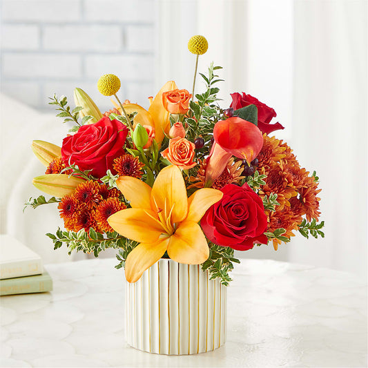 Scarlet Skies Bouquet –  Paiges Petals Floral Design, Stanton MI