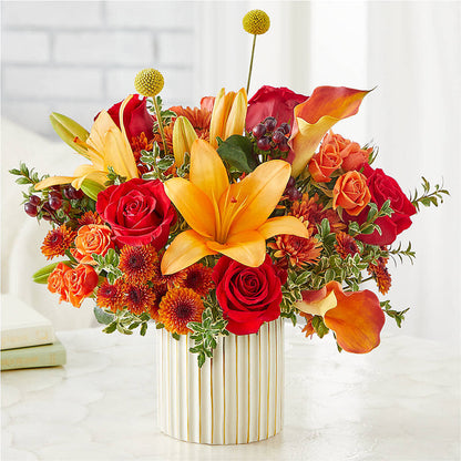 Scarlet Skies Bouquet –  Paiges Petals Floral Design, Stanton MI