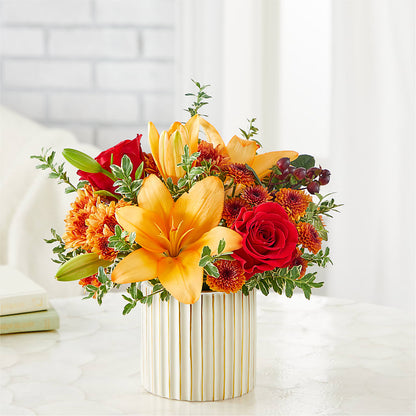 Scarlet Skies Bouquet –  Paiges Petals Floral Design, Stanton MI