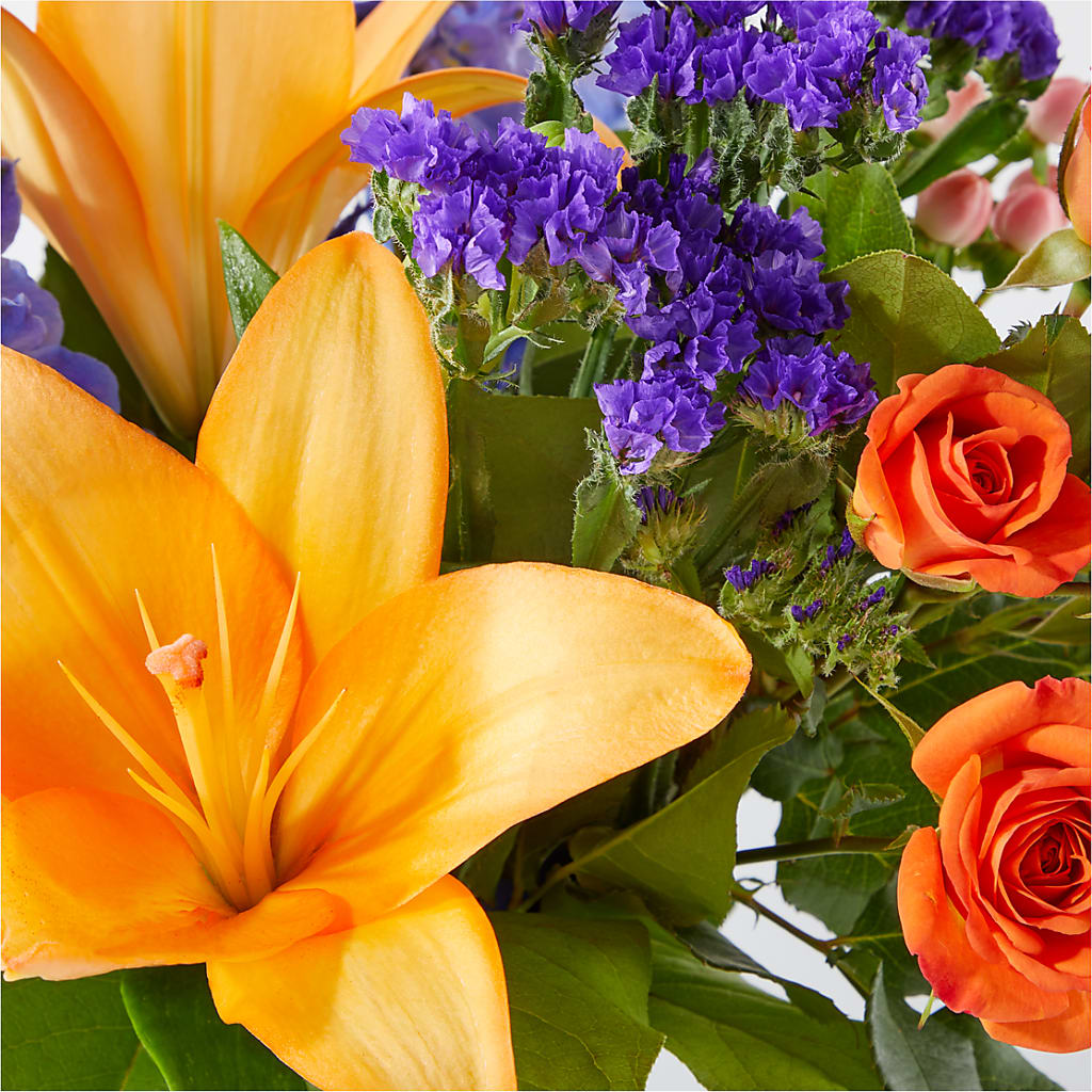 Radiant Citrus Bouquet –  Paiges Petals Floral Design, Stanton MI