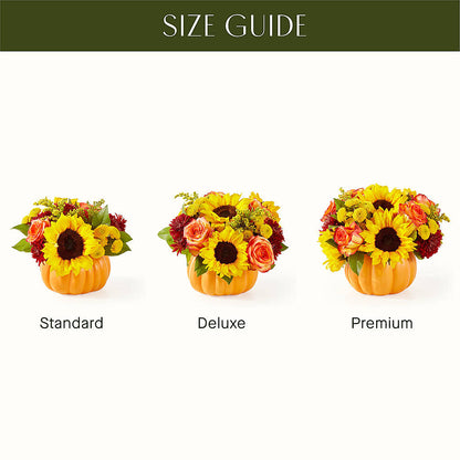 Golden Gourd Pumpkin Bouquet –  Paiges Petals Floral Design, Stanton MI