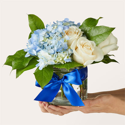 Sky Blue Delight Bouquet –  Paiges Petals Floral Design, Stanton MI