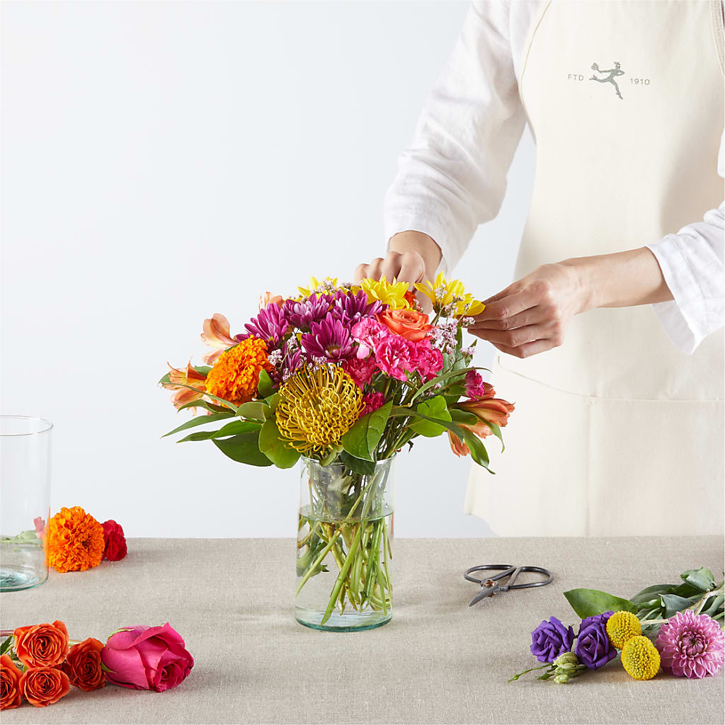 Feast of Color – A Florist Original –  Paiges Petals Floral Design, Stanton MI