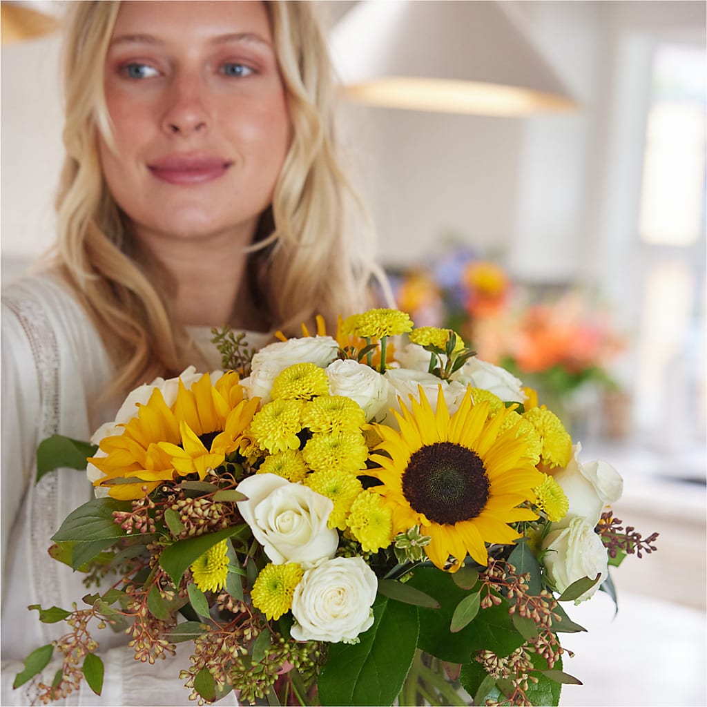 Luminous Morning Bouquet –  Paiges Petals Floral Design, Stanton MI
