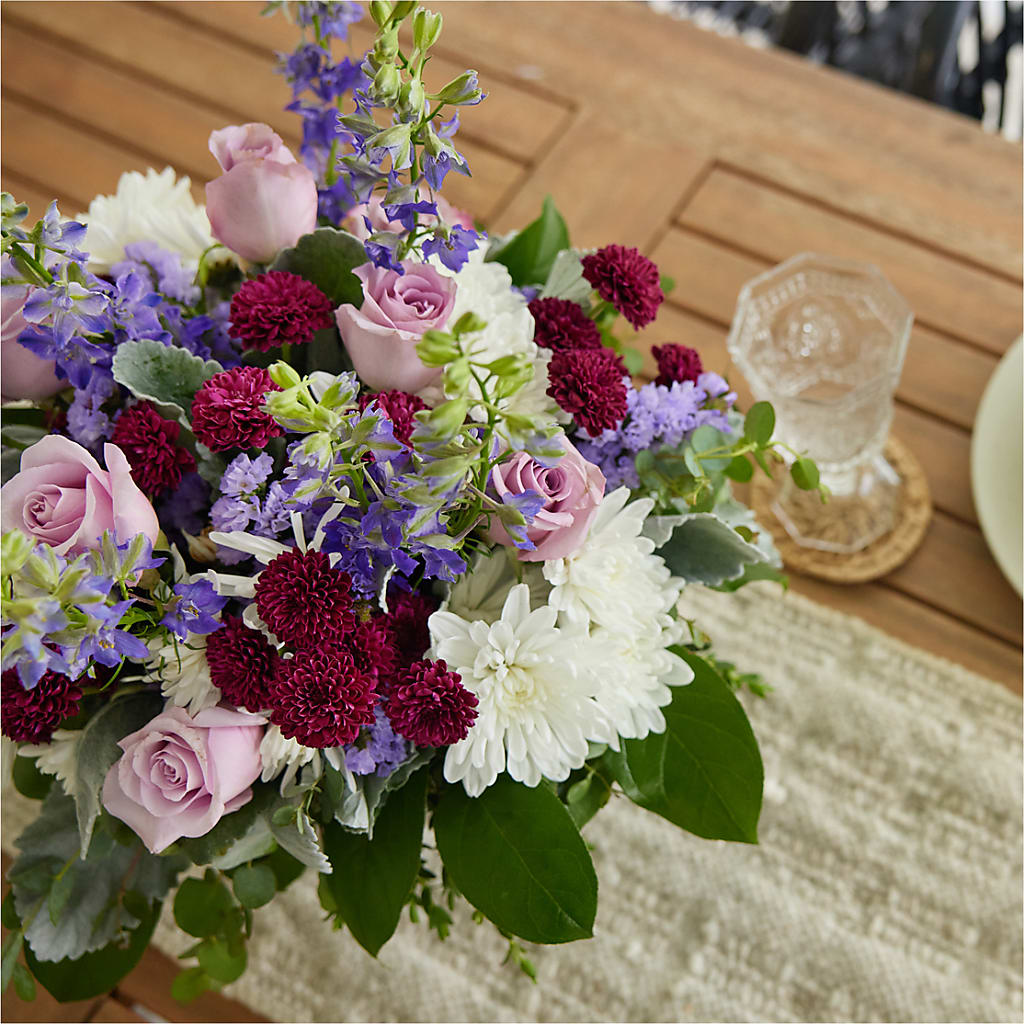 Violet Frost Bouquet –  Paiges Petals Floral Design, Stanton MI