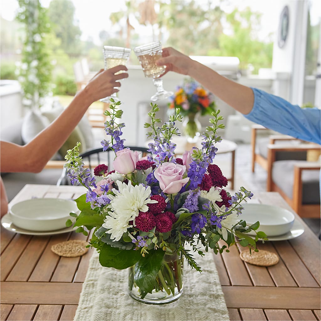 Violet Frost Bouquet –  Paiges Petals Floral Design, Stanton MI