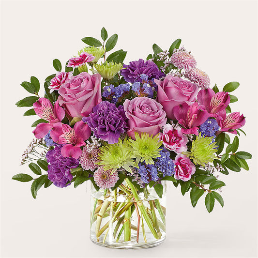 Glass Half Full Bouquet –  Paiges Petals Floral Design, Stanton MI