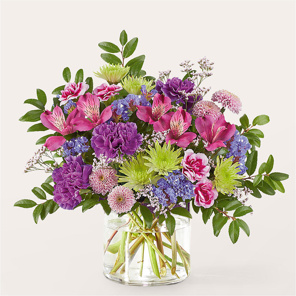 Glass Half Full Bouquet –  Paiges Petals Floral Design, Stanton MI