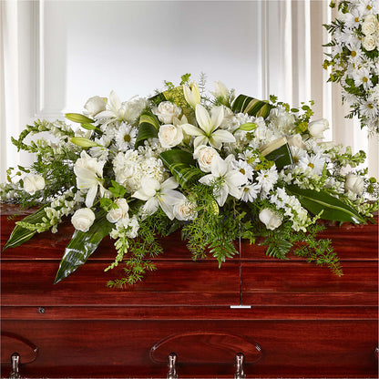 Abundance Casket Spray –  Paiges Petals Floral Design, Stanton MI