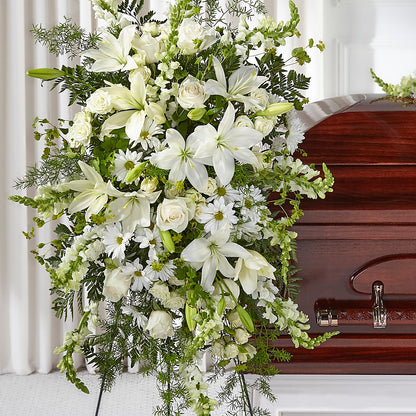 Loving Thoughts Standing Spray –  Paiges Petals Floral Design, Stanton MI
