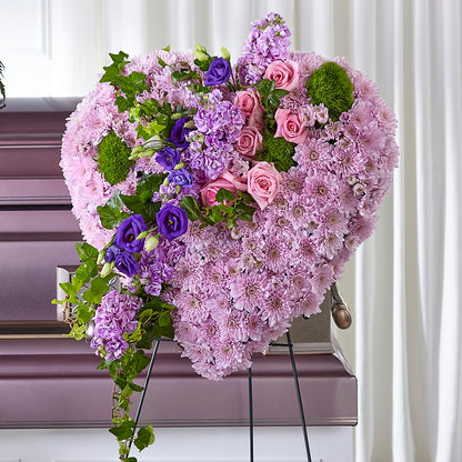 Treasured Love Standing Heart –  Paiges Petals Floral Design, Stanton MI