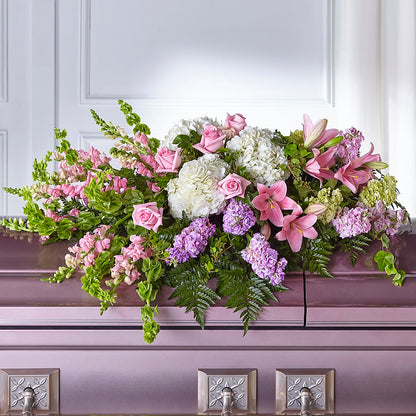 Life's Gratitude Casket Spray –  Paiges Petals Floral Design, Stanton MI