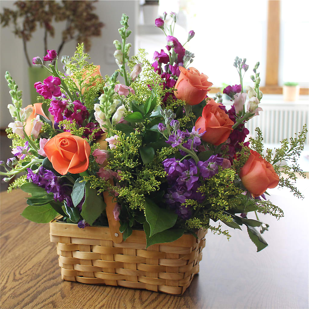 Garden of Life Basket –  Paiges Petals Floral Design, Stanton MI
