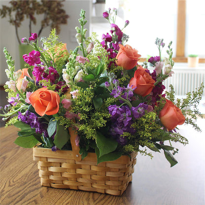 Garden of Life Basket –  Paiges Petals Floral Design, Stanton MI