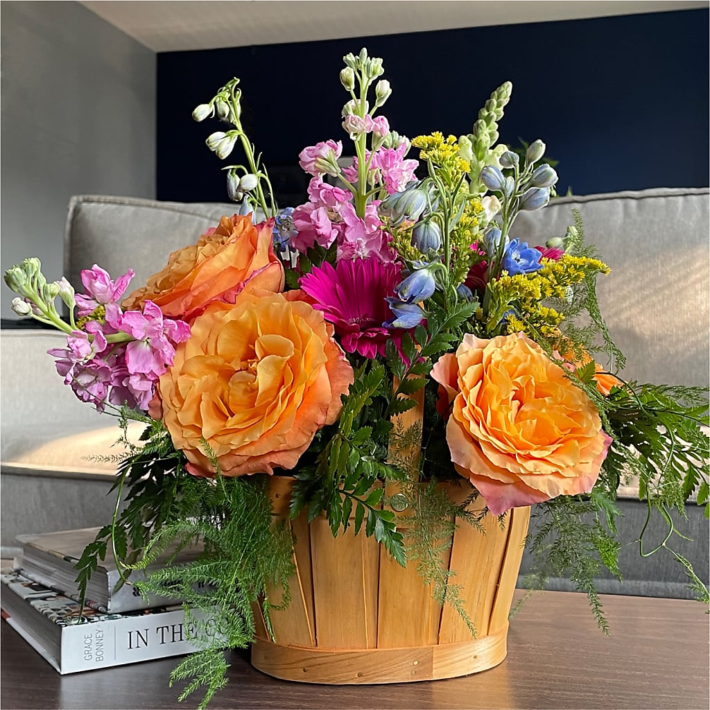 Garden of Life Basket –  Paiges Petals Floral Design, Stanton MI