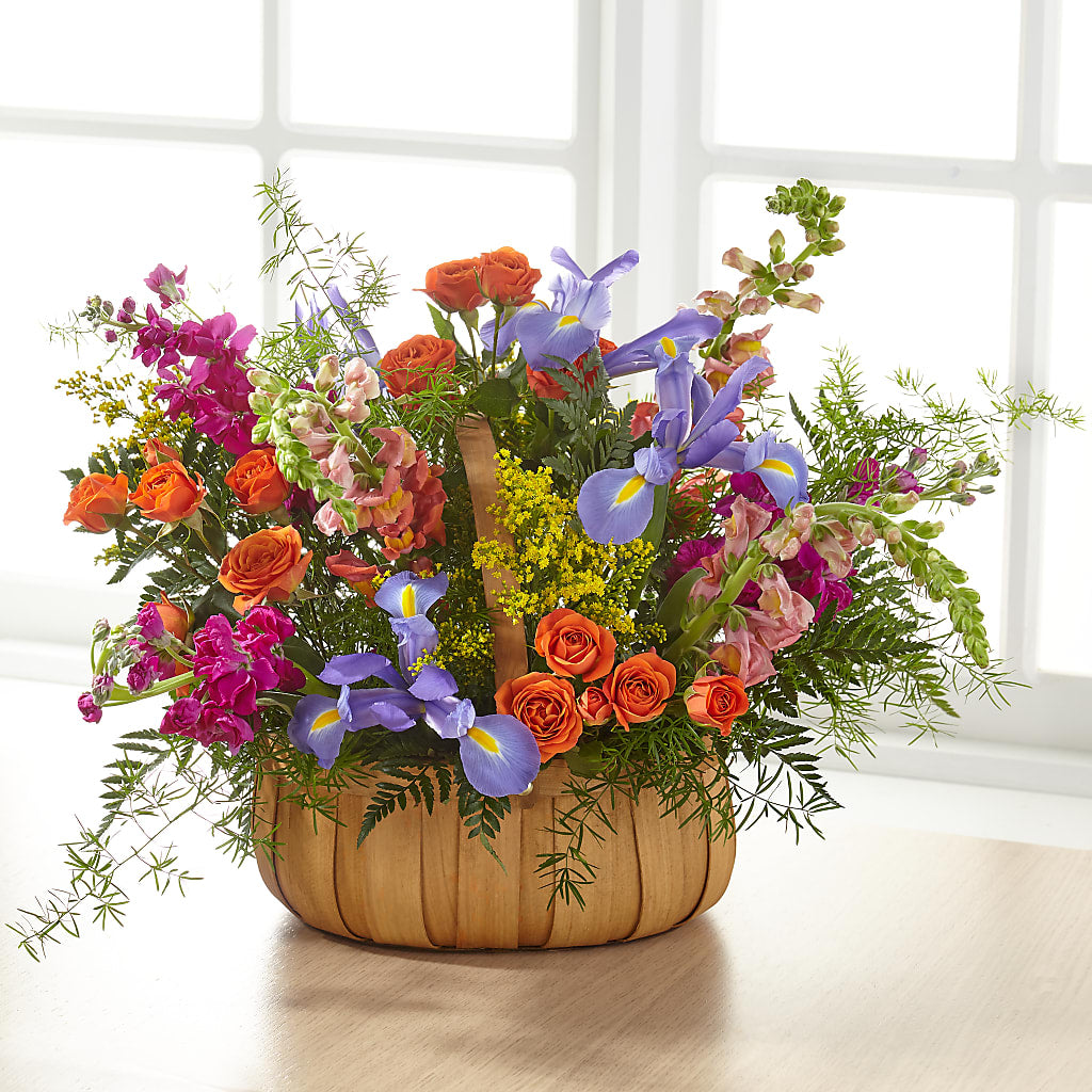 Garden of Life Basket –  Paiges Petals Floral Design, Stanton MI