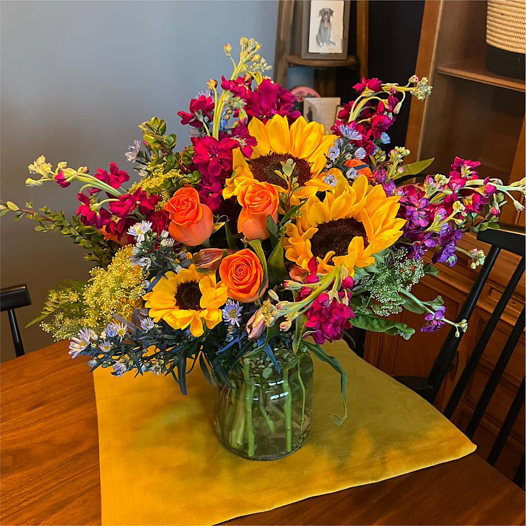 Rays of Life Bouquet –  Paiges Petals Floral Design, Stanton MI