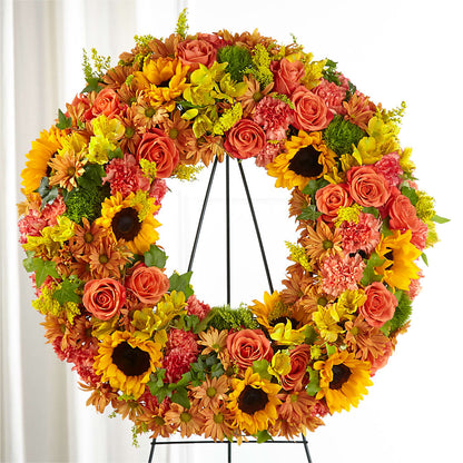 Autumnal Memories Wreath (Standard) –  Paiges Petals Floral Design, Stanton MI