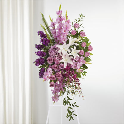 Never Alone Standing Spray –  Paiges Petals Floral Design, Stanton MI