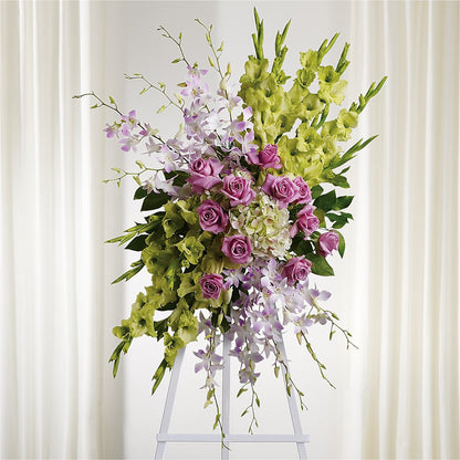 Lasting Legacy Standing Spray –  Paiges Petals Floral Design, Stanton MI