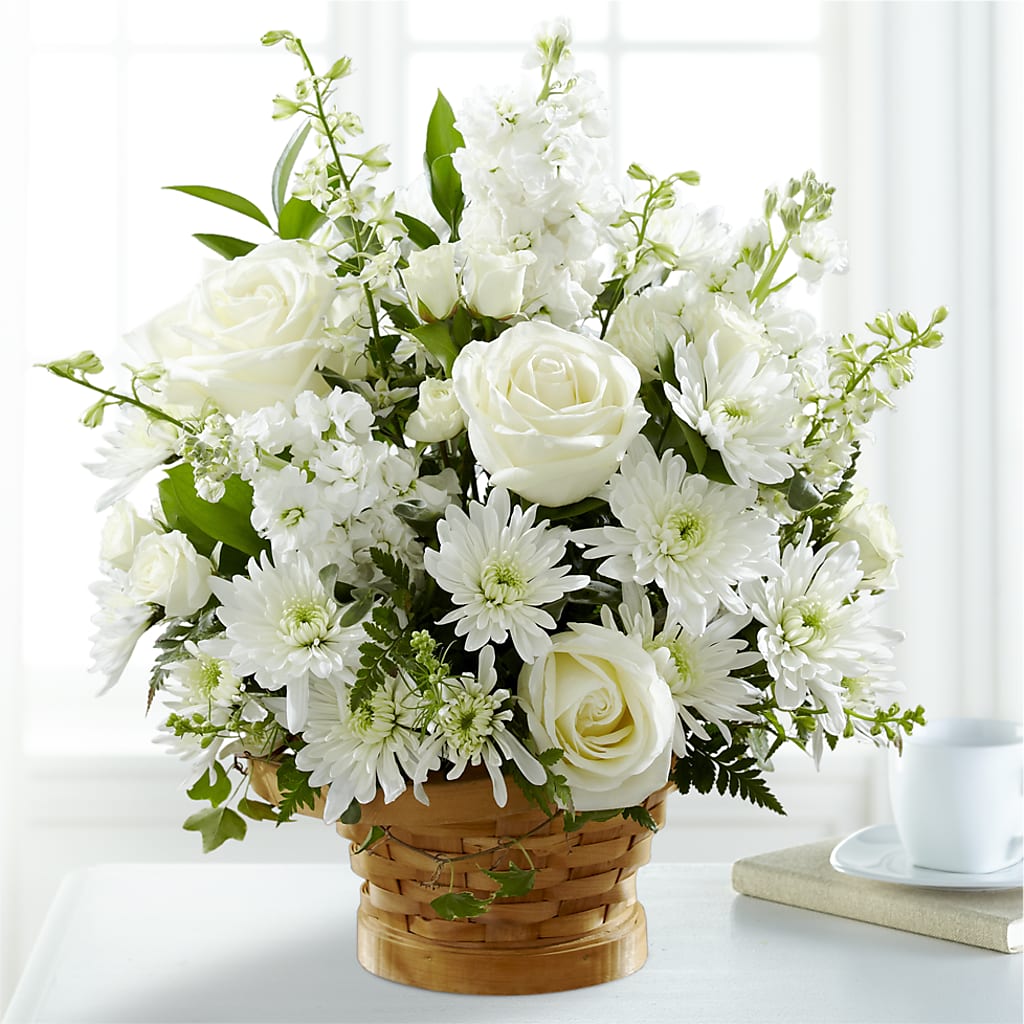 Heartfelt Condolences Arrangement –  Paiges Petals Floral Design, Stanton MI