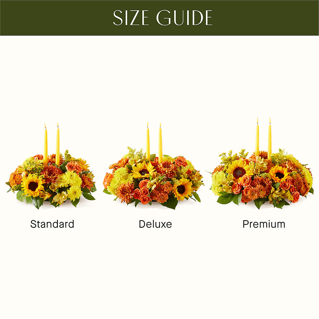 Autumn Harmony Centerpiece –  Paiges Petals Floral Design, Stanton MI
