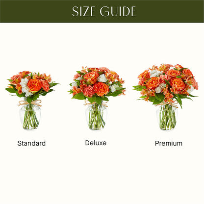 Apricot Glow Bouquet –  Paiges Petals Floral Design, Stanton MI