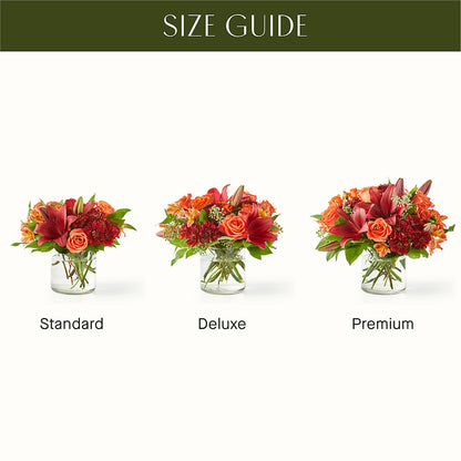 Crimson Leaves Bouquet –  Paiges Petals Floral Design, Stanton MI