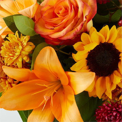 Grateful Centerpiece –  Paiges Petals Floral Design, Stanton MI