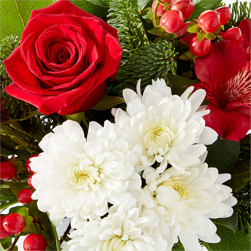 Letters to Santa Bouquet –  Paiges Petals Floral Design, Stanton MI