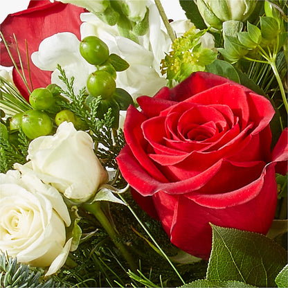 Deck the Halls Bouquet –  Paiges Petals Floral Design, Stanton MI