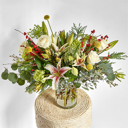 Berry & Bright Bouquet –  Paiges Petals Floral Design, Stanton MI