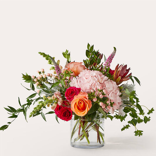 Bouquet scintillant et glamour