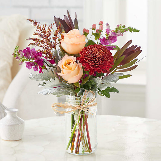 Moody Hues Bouquet –  Paiges Petals Floral Design, Stanton MI