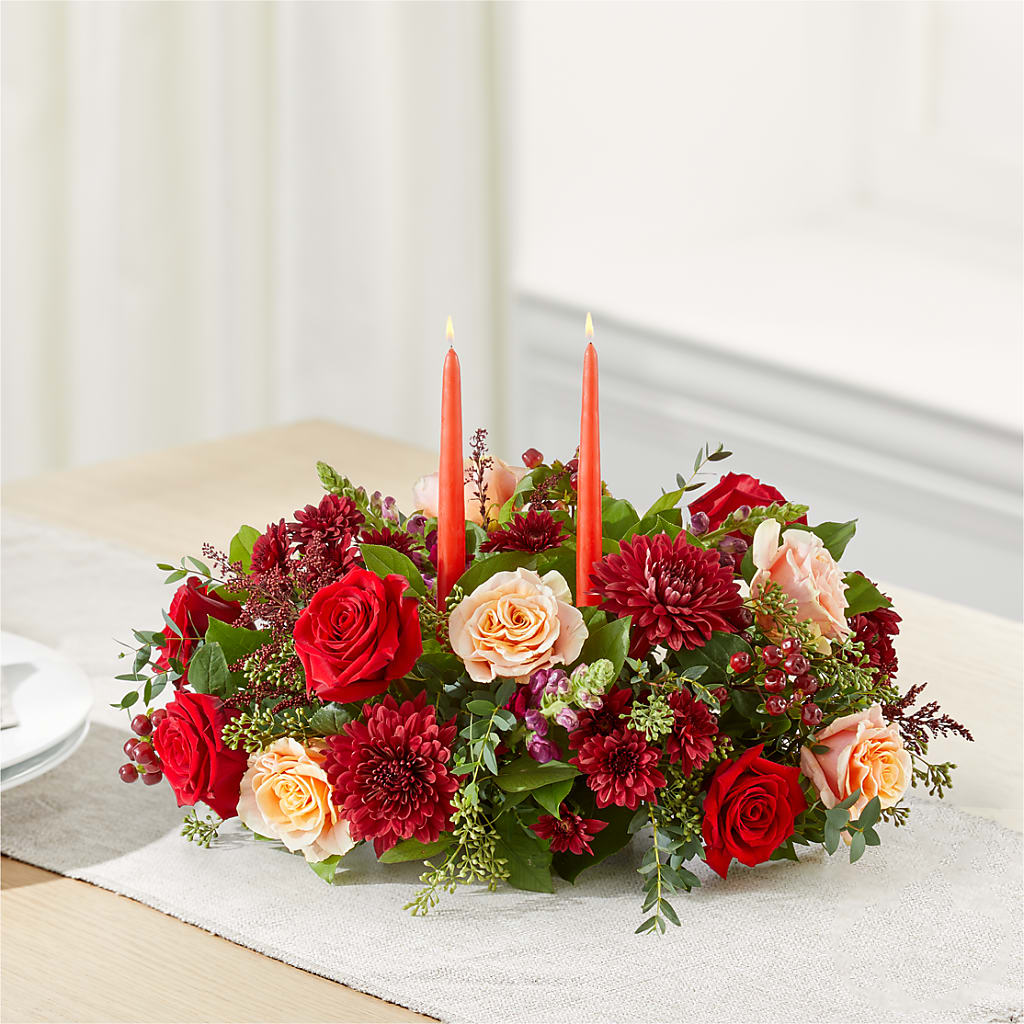 Most Thankful Centerpiece –  Paiges Petals Floral Design, Stanton MI