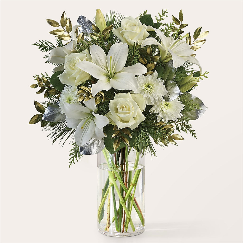 Wintry Mix Bouquet –  Paiges Petals Floral Design, Stanton MI