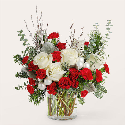 Trimming the Tree Bouquet –  Paiges Petals Floral Design, Stanton MI