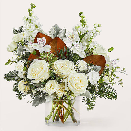 Fresh Snowfall Bouquet –  Paiges Petals Floral Design, Stanton MI