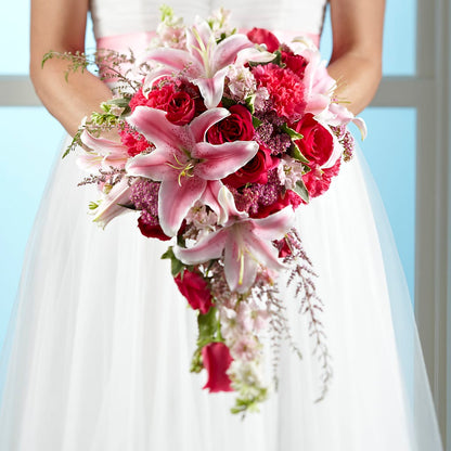 Lily & Rose Bouquet –  Paiges Petals Floral Design, Stanton MI