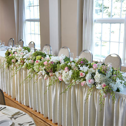 State of Joy Head Table Arrangement –  Paiges Petals Floral Design, Stanton MI