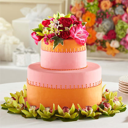 Sweet Citrus Cake Decor –  Paiges Petals Floral Design, Stanton MI