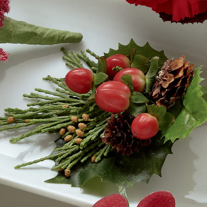Red Berry Boutonniere –  Paiges Petals Floral Design, Stanton MI