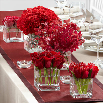 Modern Grace Centerpiece –  Paiges Petals Floral Design, Stanton MI